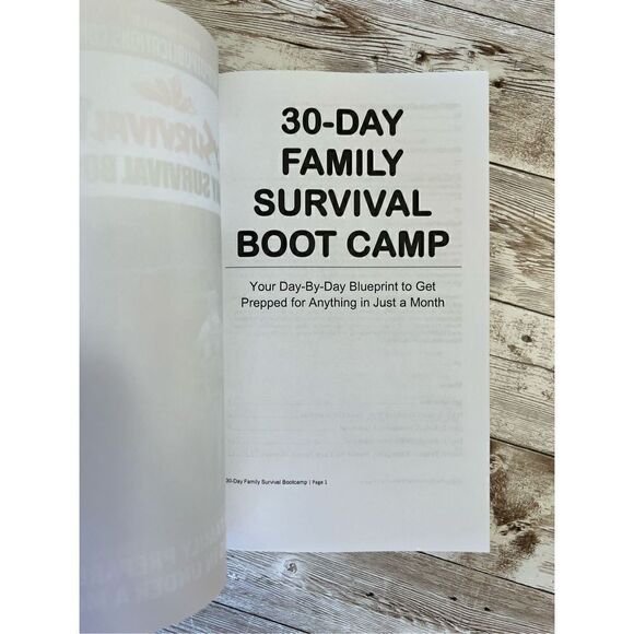 Family Survival Plans 30 Day Survival Bootcamp Day-by-Day Preparation Blueprint - Picture 4 of 9